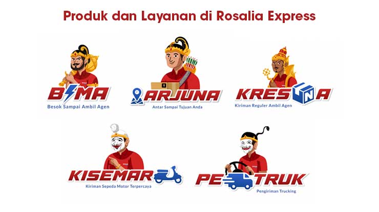 Produk dan Layanan di Rosalia Express