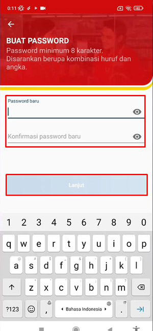 Tentukan Password Alfagift